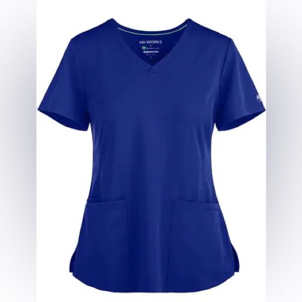 HH Works by Healing Hands Monica Women's 4-Pocket STRETCH V-Neck Scrub Top